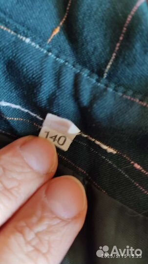 Школьный пиджак зелёный