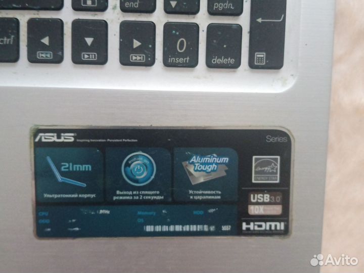Ноутбук asus