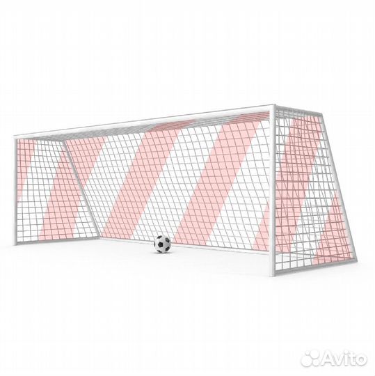Сетка для футбольных ворот 7,5*2,5 м нить 5,0 мм