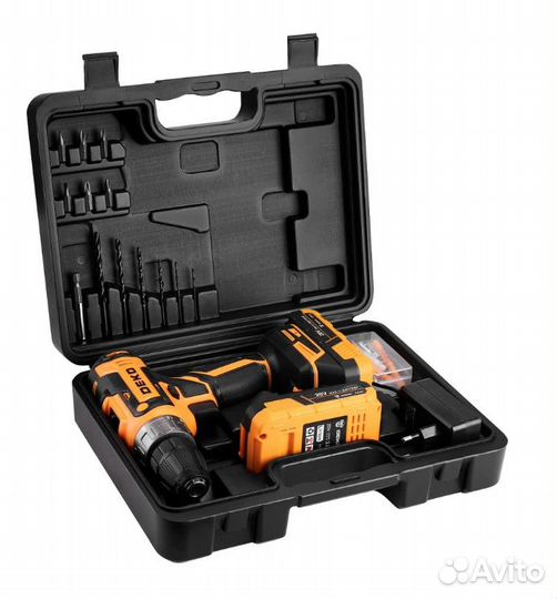 Дрель-шуруповерт deko dkcd20FU-Li 063-4093 UNV 20V