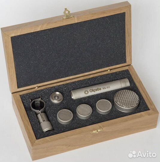 Микрофон Октава мк-012-20 (никель, в деревянном фу
