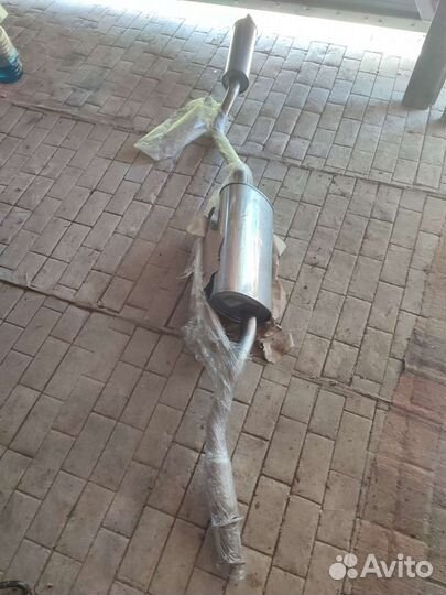 Глушитель УАЗ патриот нерж. с 2016г