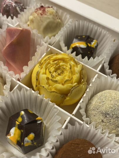 Силиконовая форма роза пион цветок 3 шт