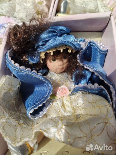 Фарфоровые куклы 2 шт белая и синяя