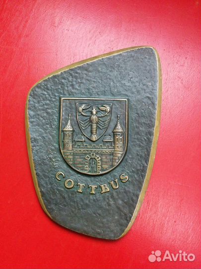 Табличка Коттбус знак города