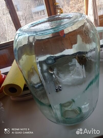 Банка 3л и бутыль 20л стеклянные по госту СССР