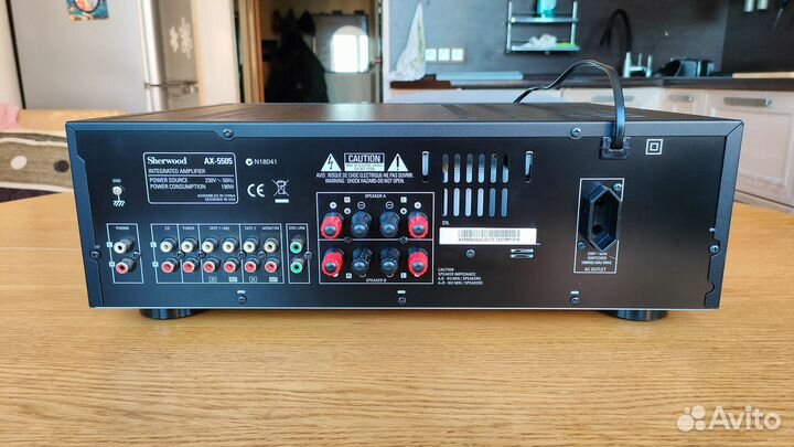 Усилитель Sherwood AX-5505 200Вт + пульт + DVD LG