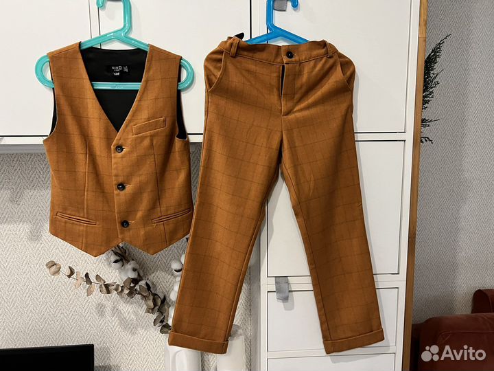 Костюм Nino kids 128 жилет и брюки с бабочкой