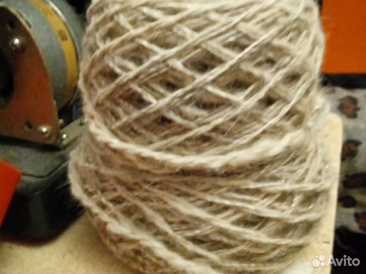 Пряжа для вязания из собачей шерсти