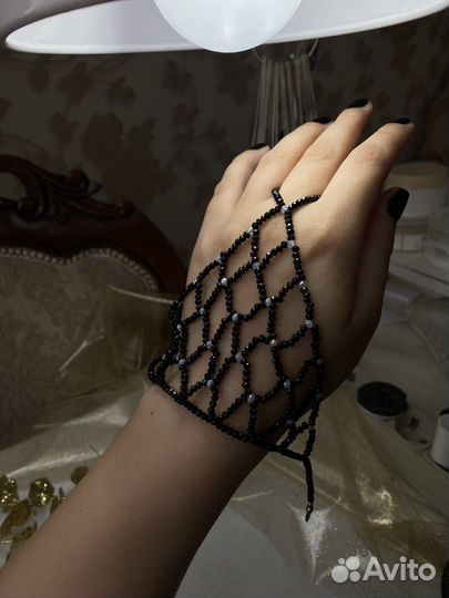 Слейв браслет черная
