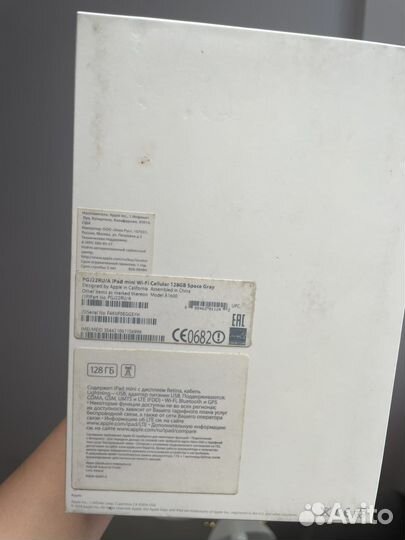 iPad mini wifi cellular 128 gb