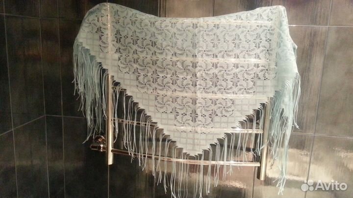 Платок, шаль, косынка с бахромой, шарф, кашне СССР