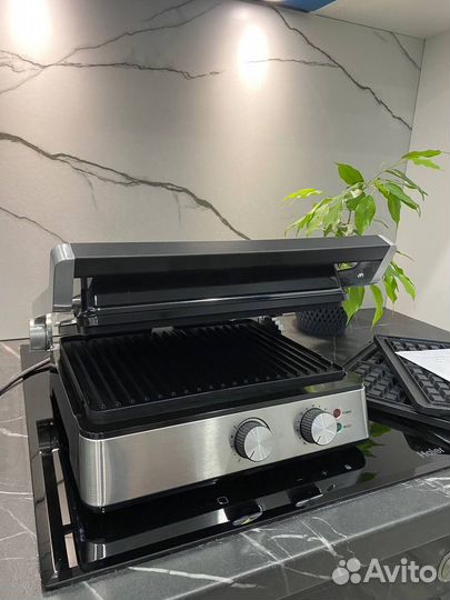 Электрический гриль razz 2в1. Новый