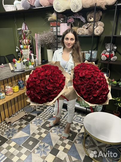 Букет из 101 розы