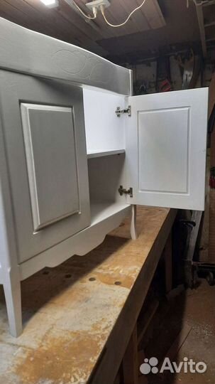 Тумба для ванной дубовая