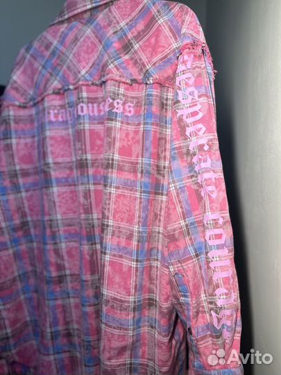 Рубашка lime в клетку