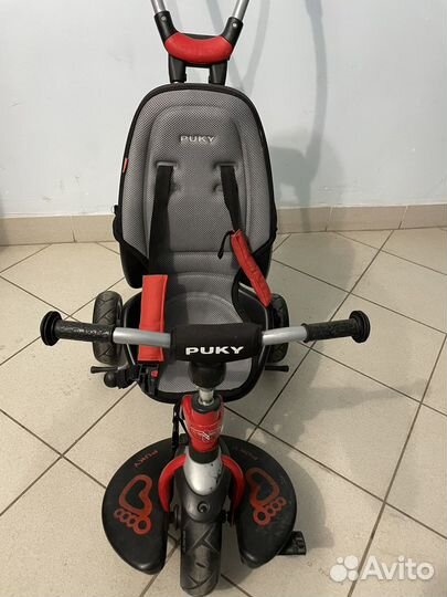 Детский велосипед с ручкой puky