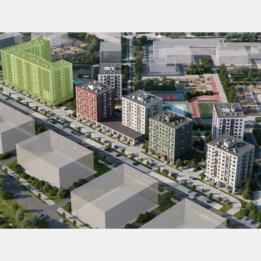 Квартира-студия, 24,1 м², 2/11 эт.