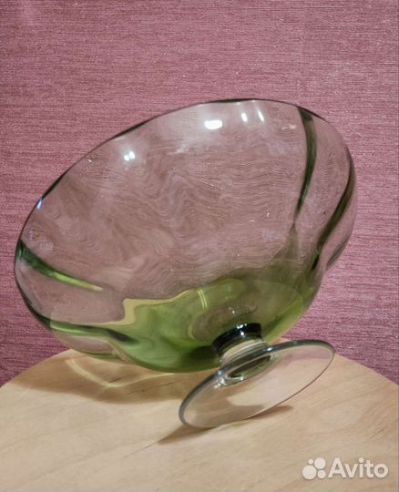 Ваза для фруктов на ножке СССР