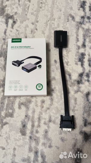 Переходник dvi-d на vga (d-sub)