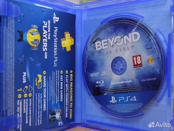 Beyond: Two Souls (PS4, англ, бу)