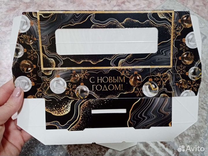 Самосборные коробки новый год