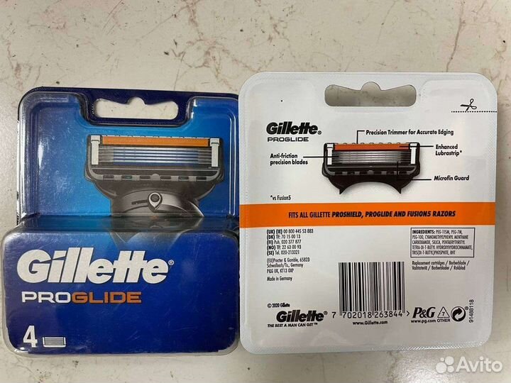 Кассеты для бритья Gillette Fusion Proglide 4