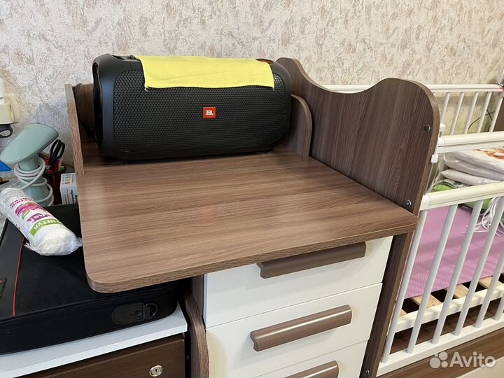 Кроватка-трансформер 4 в 1 (маятник поперечный)