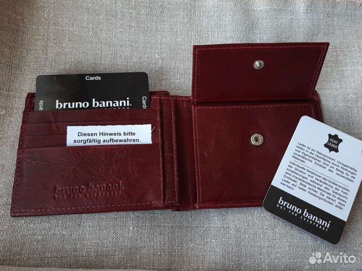 Портмоне Bruno banani натуральная кожа