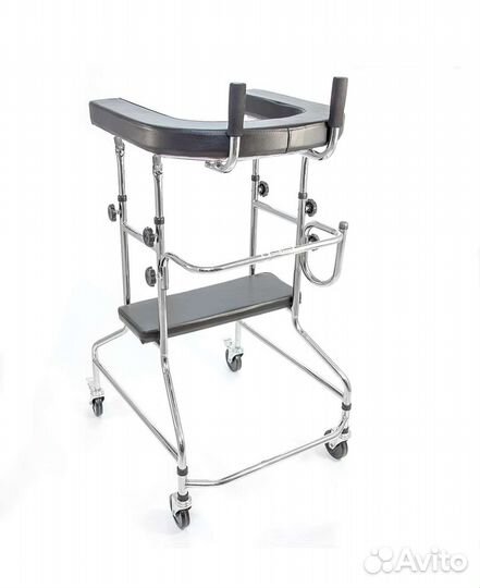 Ходунки регулируемые по высоте на 4-х колесах