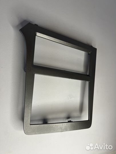 Рамка магнитолы Нексия N150 сток(темно-серая)