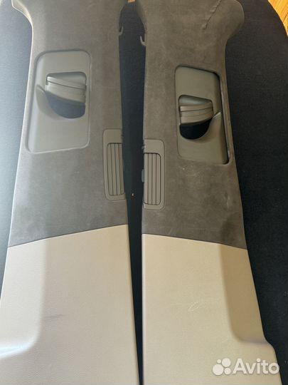 Обшивка средней стойки порше каен 958 алькантара