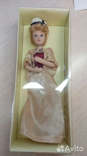 Кукла фарфоровая коллекционная, Дамы эпохи 