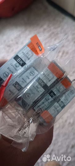 Картриджи черные для принтера canon