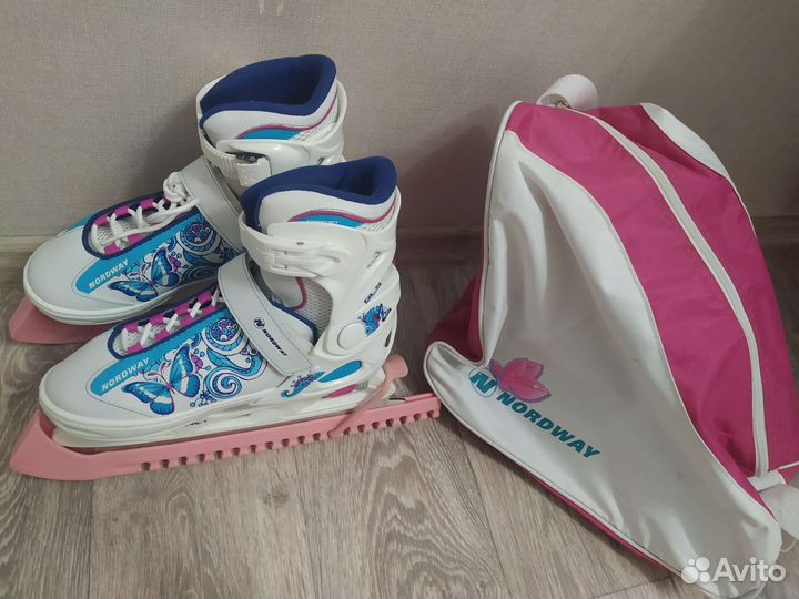 Коньки раздвижные 34 37