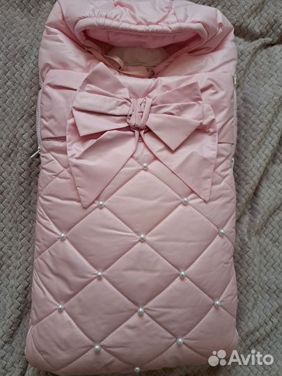 Конверт на выписку для девочки осень