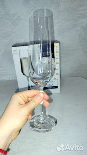 Фужеры для шампанского богемия