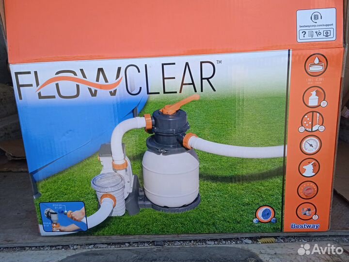 Песочный фильтр-насос Bestway для бассейна
