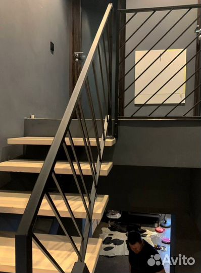 Лестница в стиле лофт