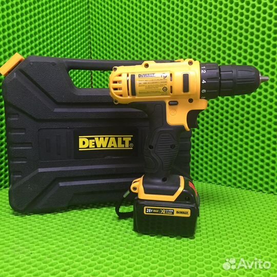 Шуруповерт dewalt 26v (новый)