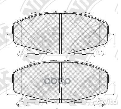 Колодки тормозные дисковые honda accord 2.4 200