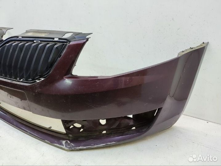 Бампер передний Skoda Octavia A7 2013-2016