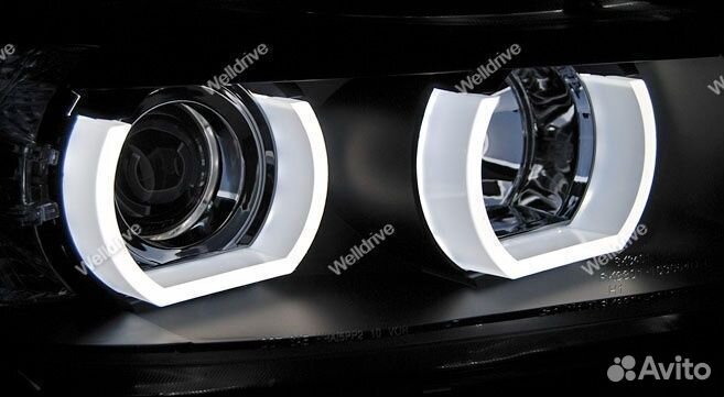 Фары Bmw E90 E91 05-08 ксенон U-Led 3D черные