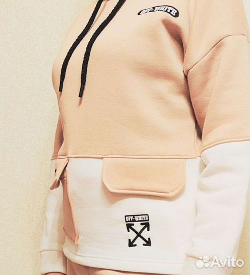 Новый женский спортивный костюм Off White, Турция