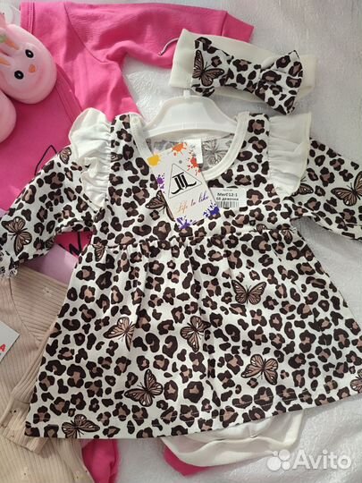 Новые вещи пакетом на девочку 68 размер