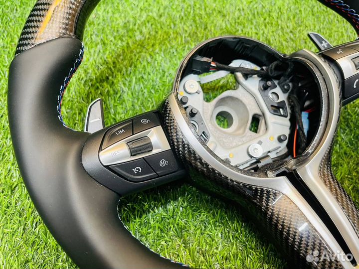 Руль BMW F01 F06 F10 карбон без подогрева