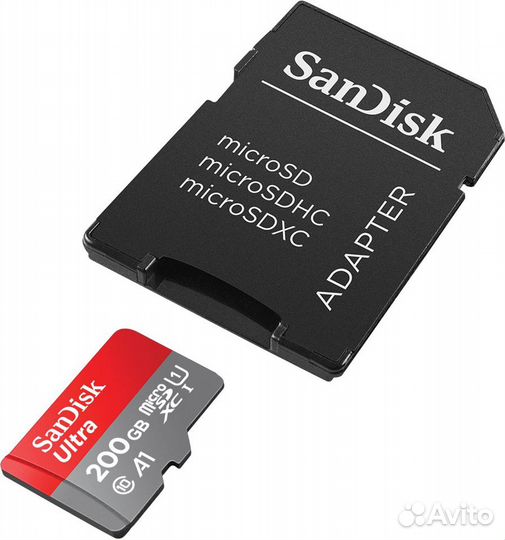 Новая USA SanDisk 200GB Ultra microsdxc UHS-I Memo