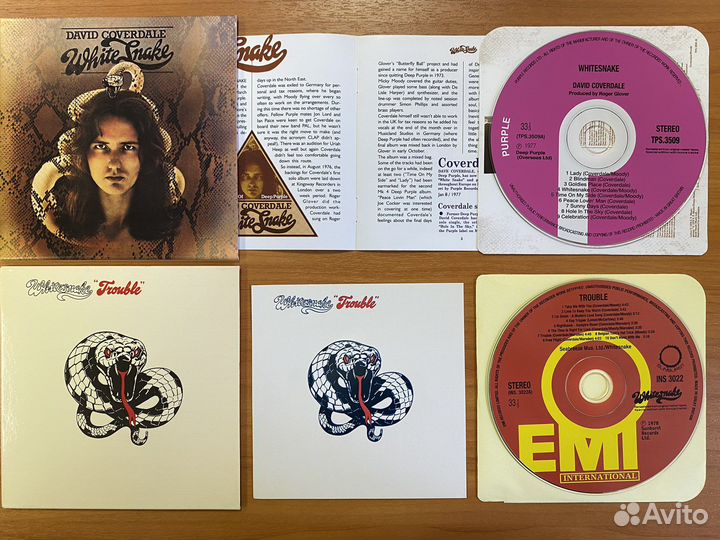 Whitesnake 5x Mini LP CD