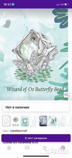 Шарм из серебра