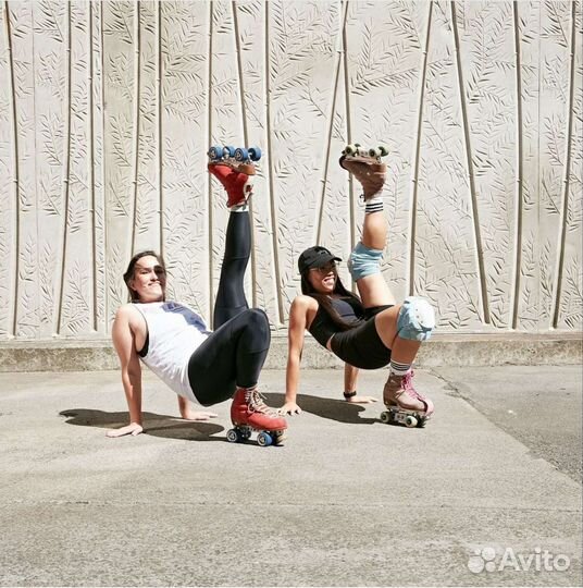 Обучение катанию на Ретро роликах (квадах)